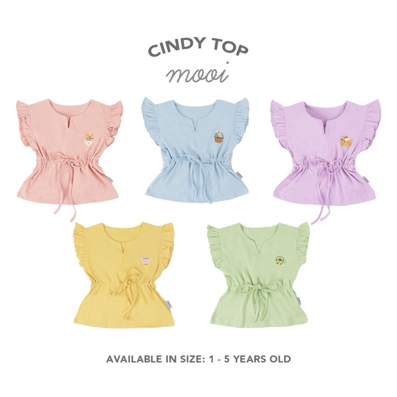 Mooi Cindy Top เสื้อเด็กผู้หญิง 6M-8Y