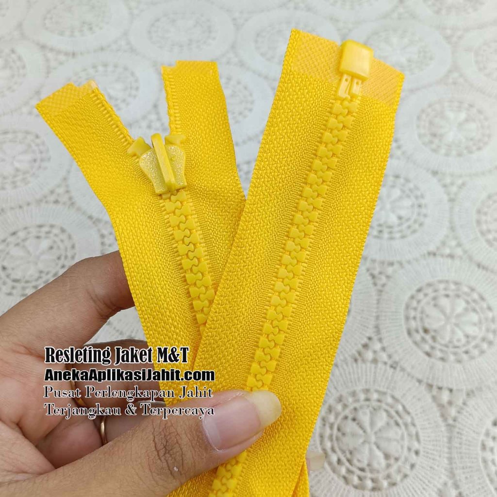 1 ชิ้น VISLON REVERSIBLE JACKET ZIPPER M&T 22 นิ้ว