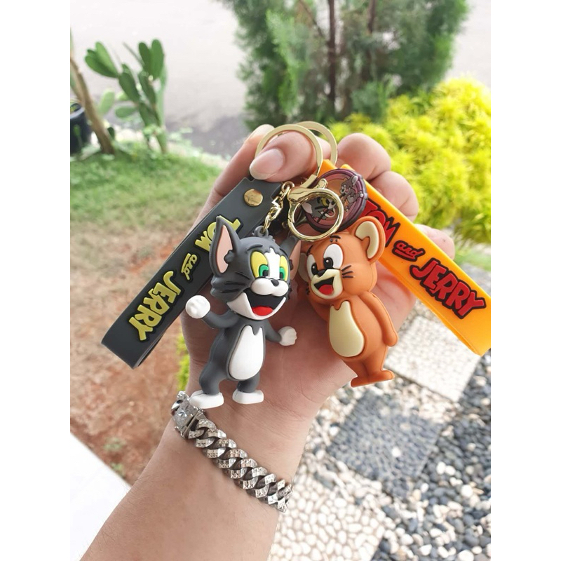 GUNDAN TOM AND JERRY พวงกุญแจตัวละคร Tom and Jerry