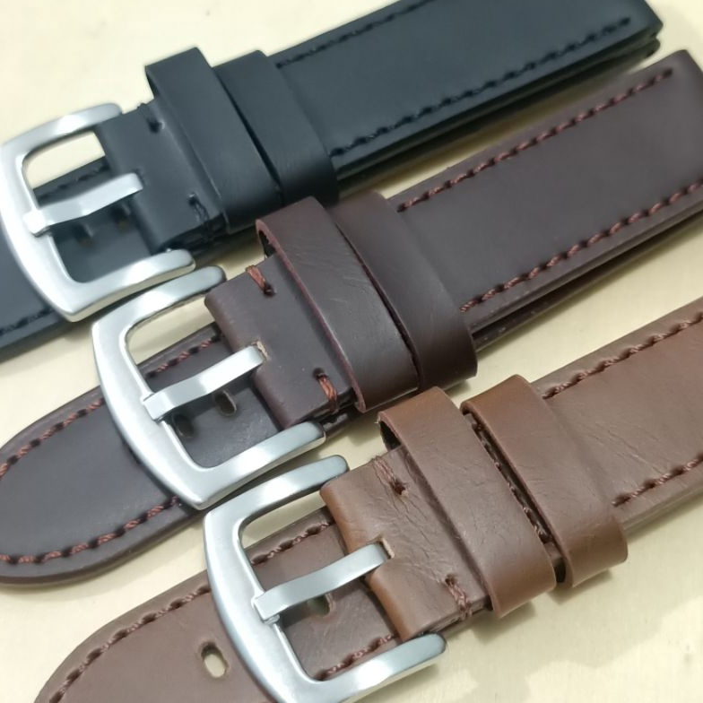 B @ru Leather Watch strap Zamora Watch strap ยืดหยุ ่ นและนุ ่ มขนาด 20mm-22mm-24mm-26mm [174 ]