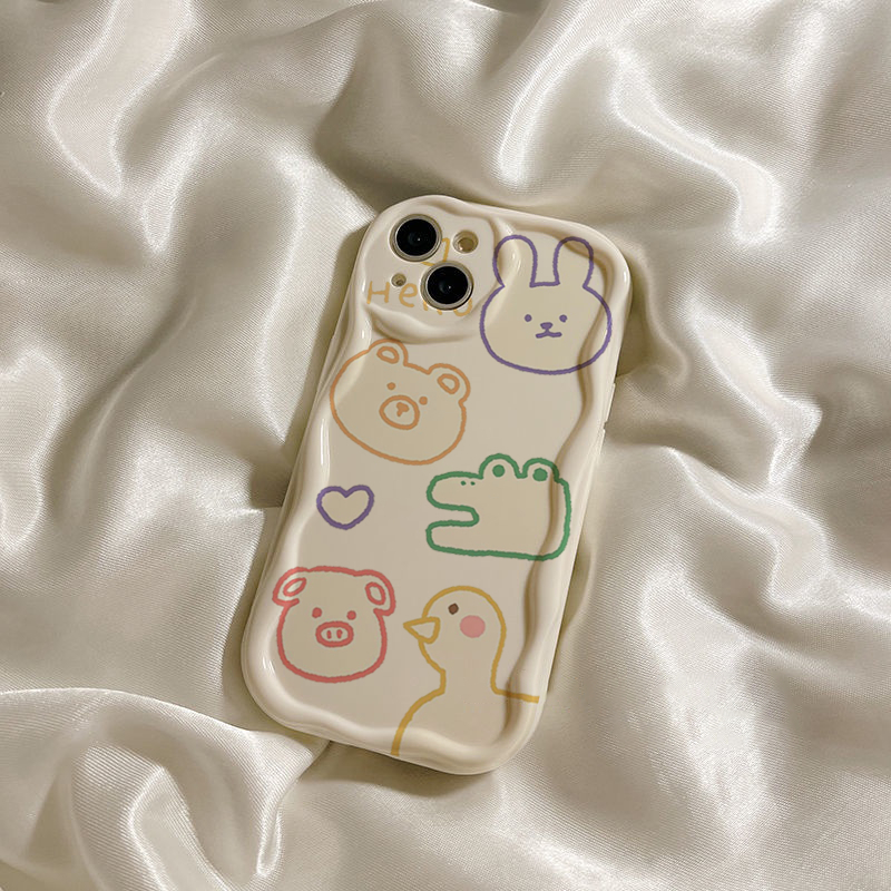 SOFTCASE SILICON CASING MELTING CLEAR SHOCKPROOF ANIMAL สําหรับ VIVO Y02 Y12 Y15 Y17 Y15S Y01 Y16 Y0