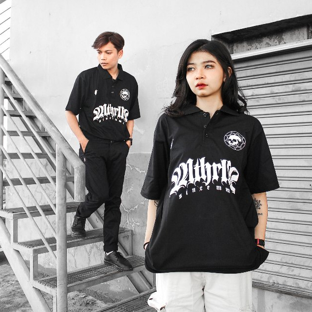 Motherline Vintage Short Shirt Rugby Short Shirt Polo Shirt Combed 24s