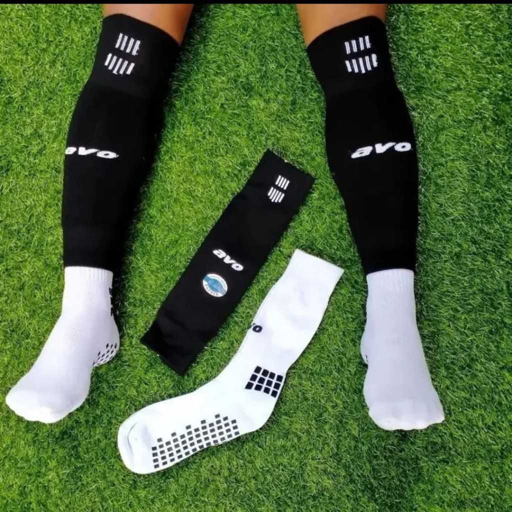 Original AVO ANTISLIP FUTSAL SHORT SOCKS & LONG FOOTBALL SOCKS CONNECTION PACKAGE