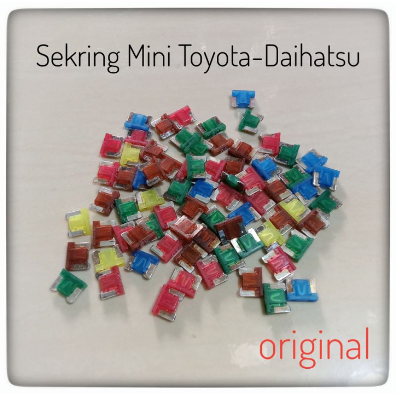 Innova Car Micro Fuse ฟิวส์ปลั๊กอินขนาดเล็ก Toyota Daihatsu Micro Fuse Original Mini Fuse