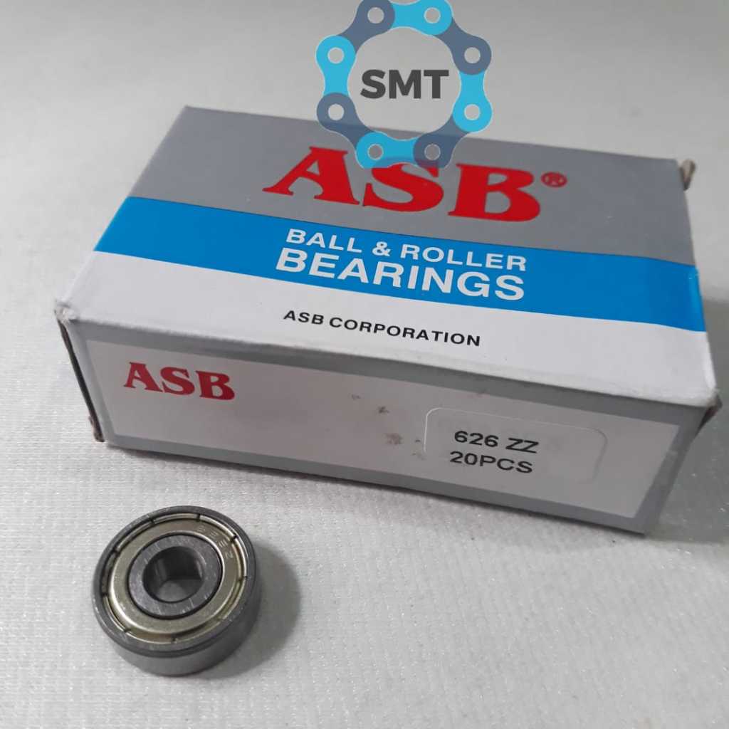 แบริ่ง Laher Laker ASB 626 ZZ 626ZZ ฝาครอบดุมล้อ เหล็กลาวา