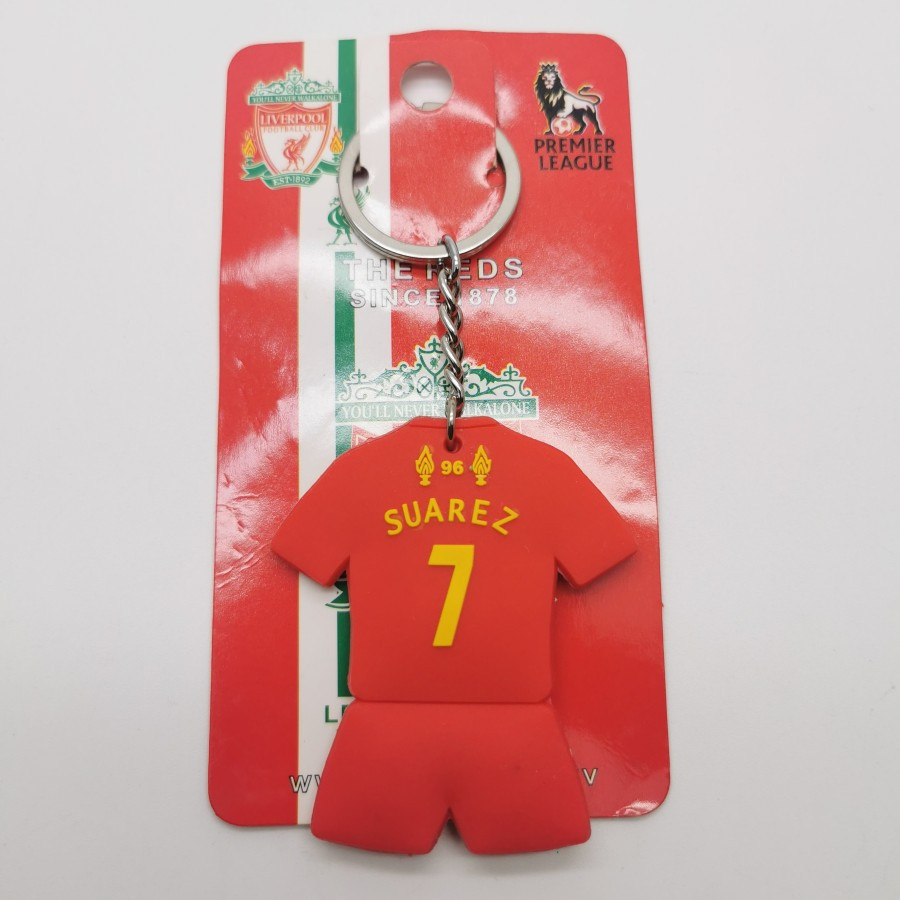 GANTUNGAN Luis Suarez Liverpool พวงกุญแจยางนําเข้า