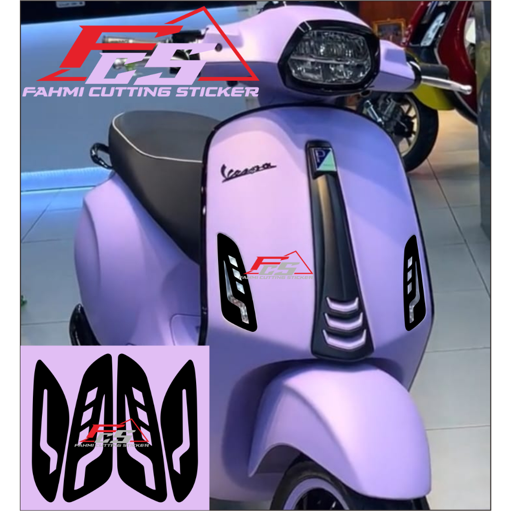 สติ๊กเกอร์สั่งทํา Vespa Primavera & sprint หลากหลายทางเลือก