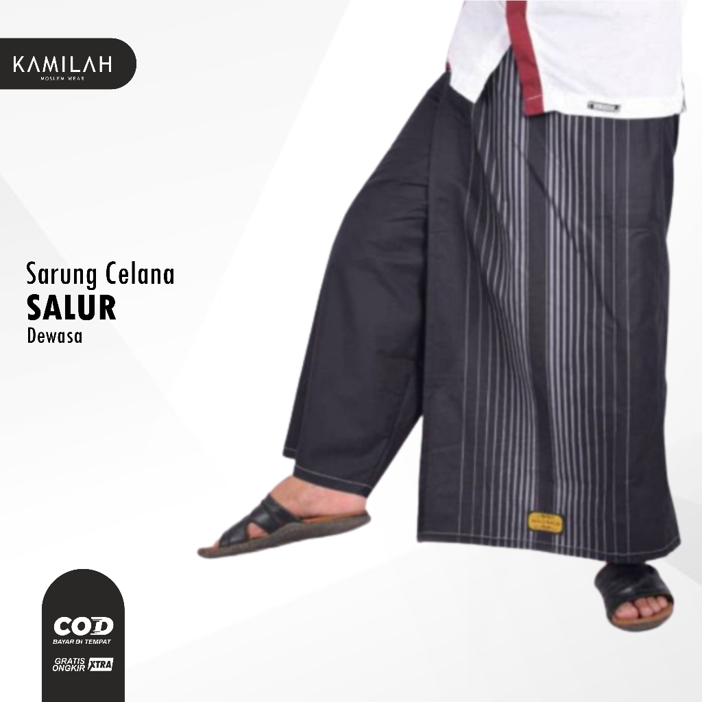 Wadimor Original Striped Pants Sarong สําหรับผู้ชายผู้ใหญ่