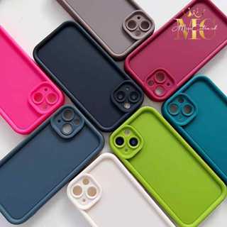 SOFTCASE CASE ROSE SILICON MACAROON SOLID สําหรับ REALME 5 5i 5s 6 10 11 12 13 Pro C11 C12 C15 C17 C