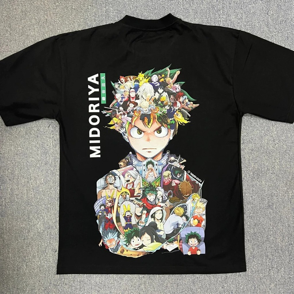 เสื้อยืด My HERO ACADEMIA Deku