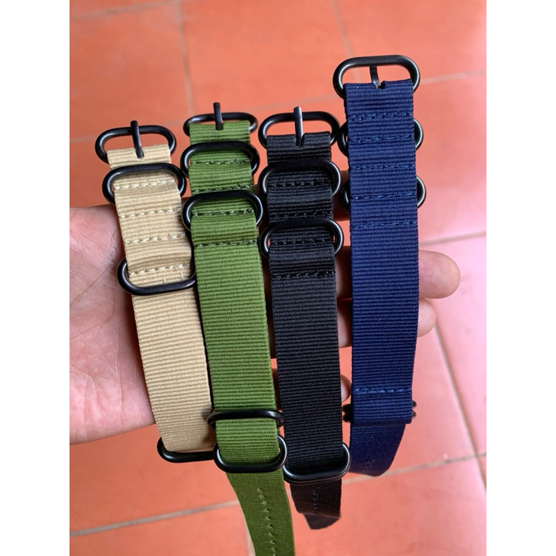Nato Strap คุณภาพดี 18mm,20mm,22mm,24mm