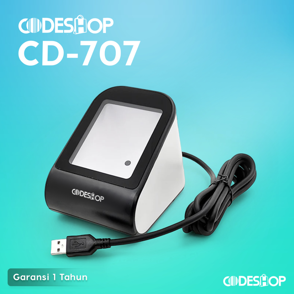 BARCODE SCANNER CD707 ONLINE PAYMENT VIRTUAL 2D QR CODE 2D CASHIER SCANNER