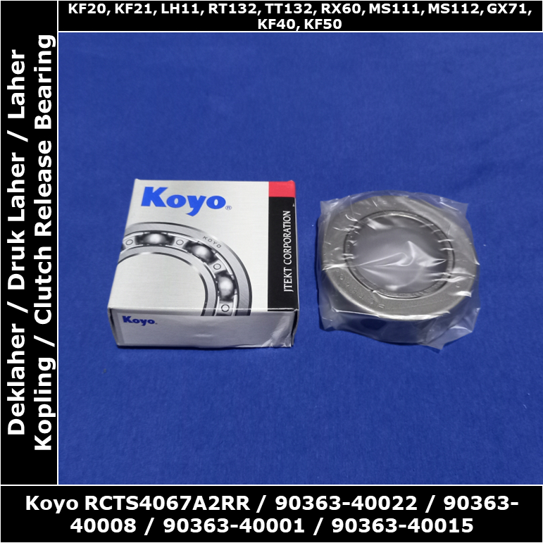 Derlaher Release Clutch Bearing Toyota Crown Deluxe 2800 cc 5M MS112 1980-1983 Koyo RCTS4067A2RR5 Or