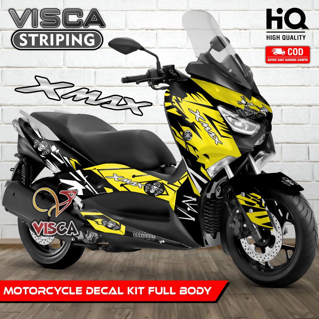 XMAX 250 Decal - XMAX 250 สติกเกอร์ - XMAX 250 Full Body Decal - XMAX 250 Variation Striping - XMAX 