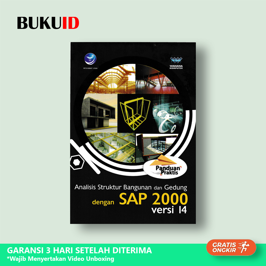 หนังสือการวิเคราะห์โครงสร้างอาคารและอาคารพร้อม SAP 2000 เวอร์ชัน 14 - ต้นฉบับ
