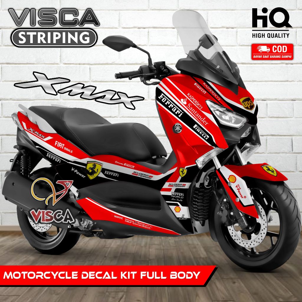 XMAX 250 Decal - XMAX 250 สติกเกอร์ - XMAX 250 Full Body Decal - XMAX 250 Variation Striping - XMAX 