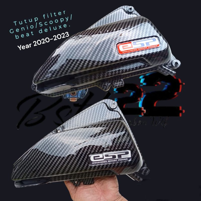 หมวกกรอง HONDA BEAT DELUXE/GENIO/SCOOPY FRESTIGE WTP Dip Carbon 2020-2023 WTP Dip Carbon