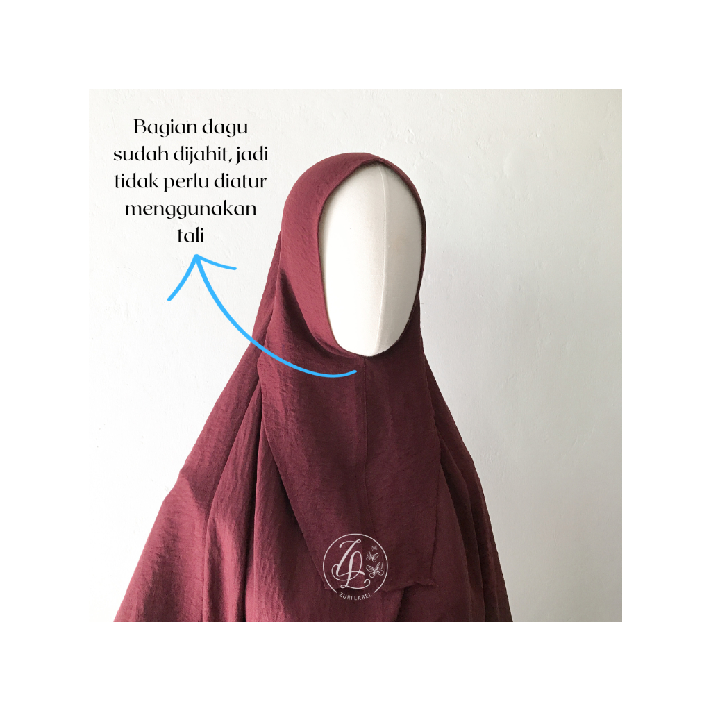 Fk ANTEM - ปุ่มกึ่งสําเร็จรูป FRENCH KHIMAR ANTI-CHUFFY โดย ZURI LABEL