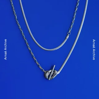 Arnaé Archive Double Tour Chain Necklace Unisex Premium Stainless Steel Anti-Rust Necklace