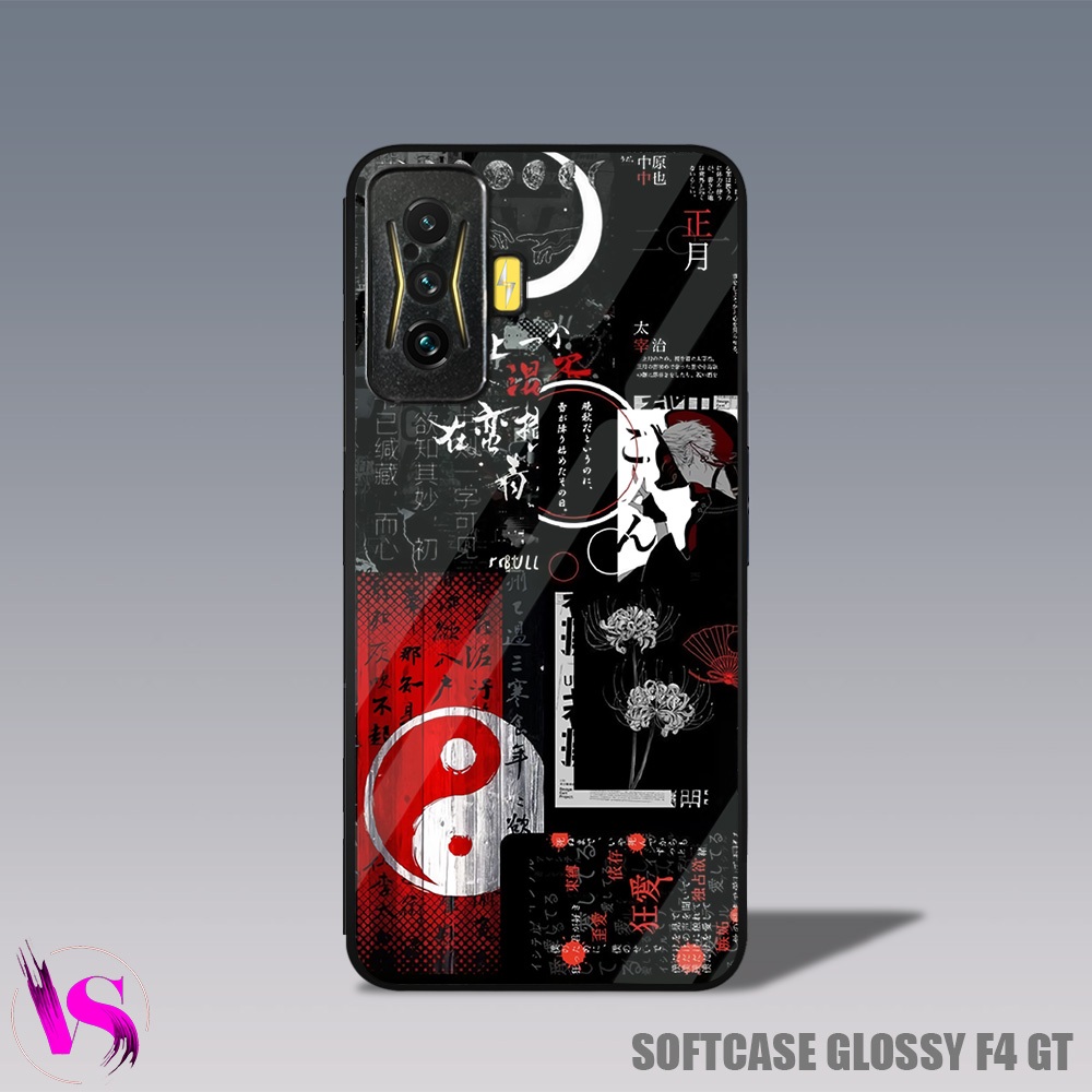 เคสนิ่ม Glossy Poco F4 GT | เคส F4GT |VN39| เคส Poco F4 | ซิลิโคนกากเพชร | Silicon Glass Glitter Jap
