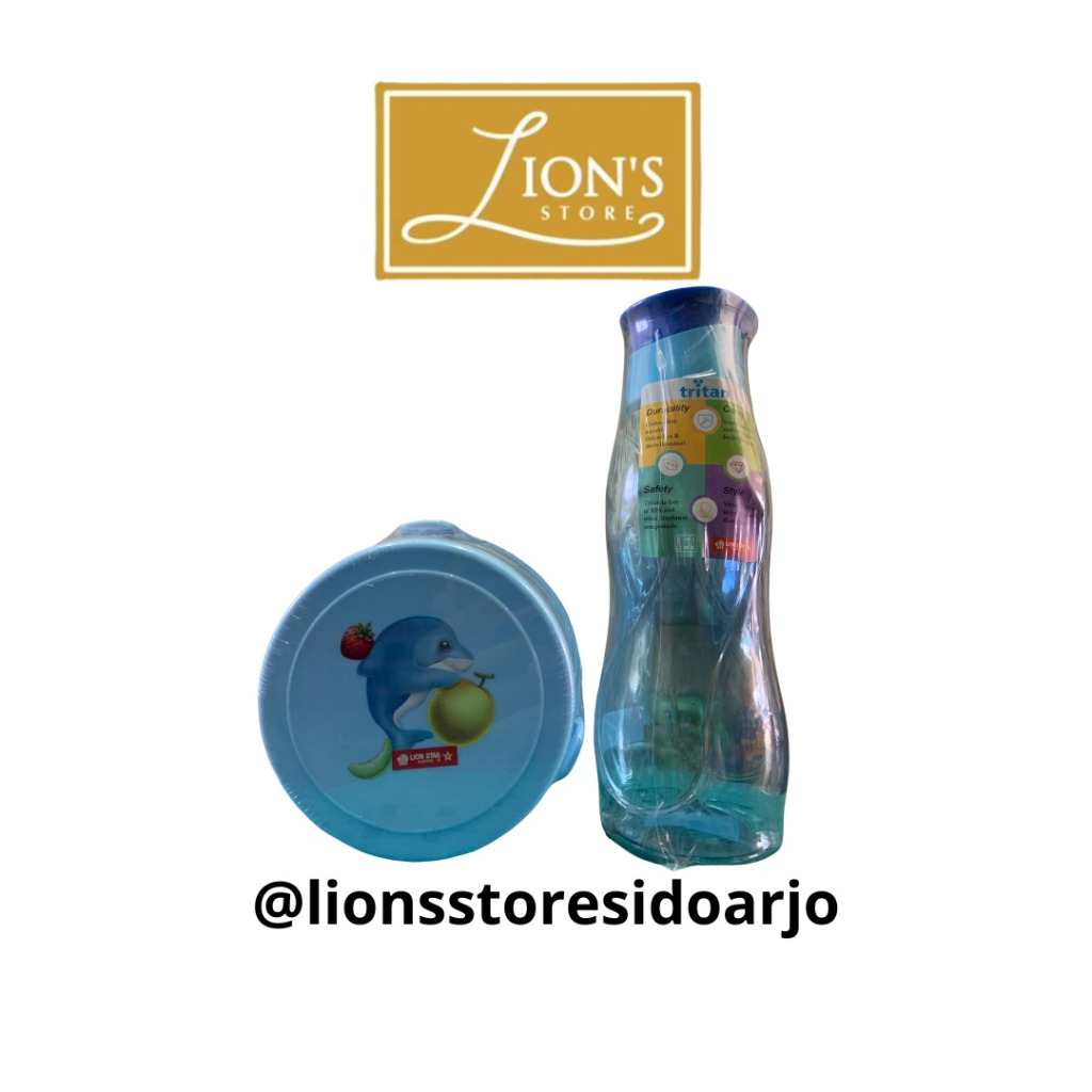 กล่องข้าวป๊อปทรงกลม (SB-14) + Sport Bottle Filo Tritan 500mL