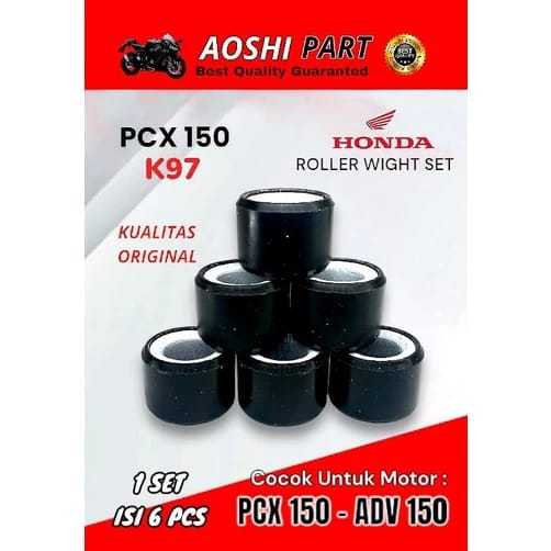 ชุดน้ําหนักลูกกลิ้ง AOSHI K97 HONDA - PCX 150, ADV 150