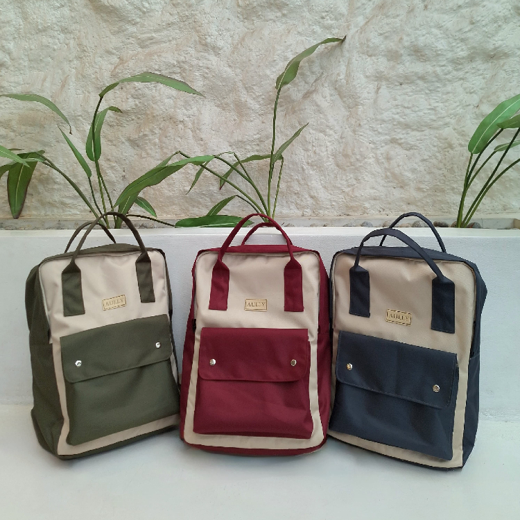 Haechan Backpack by Aully Bag - กระเป๋าเป้ Unisex - กระเป๋าเป้นักเรียนชายและหญิง - กระเป๋าเป้วิทยาลั