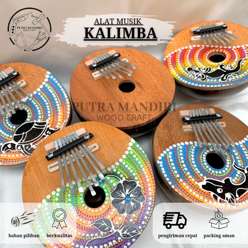 Kayu เครื่องดนตรีเปียโนนิ้ว Kalimba Karimba เครื่องดนตรีแบบดั้งเดิม Kalimba