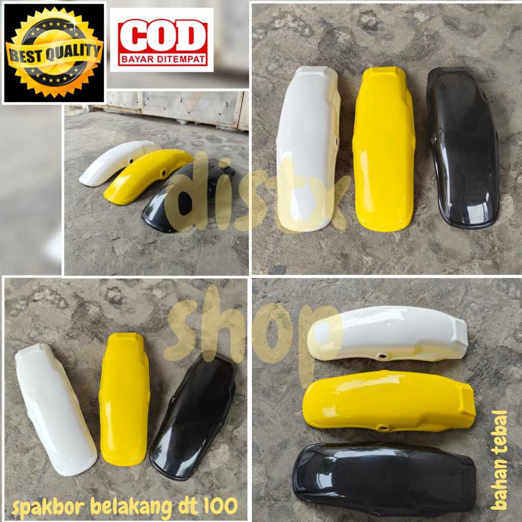 บังโคลนหลัง SPAKBOR TS DT 100 PAD REAR FENDER DT 100 TRAIL SUPERMOTO MOTOCROSS