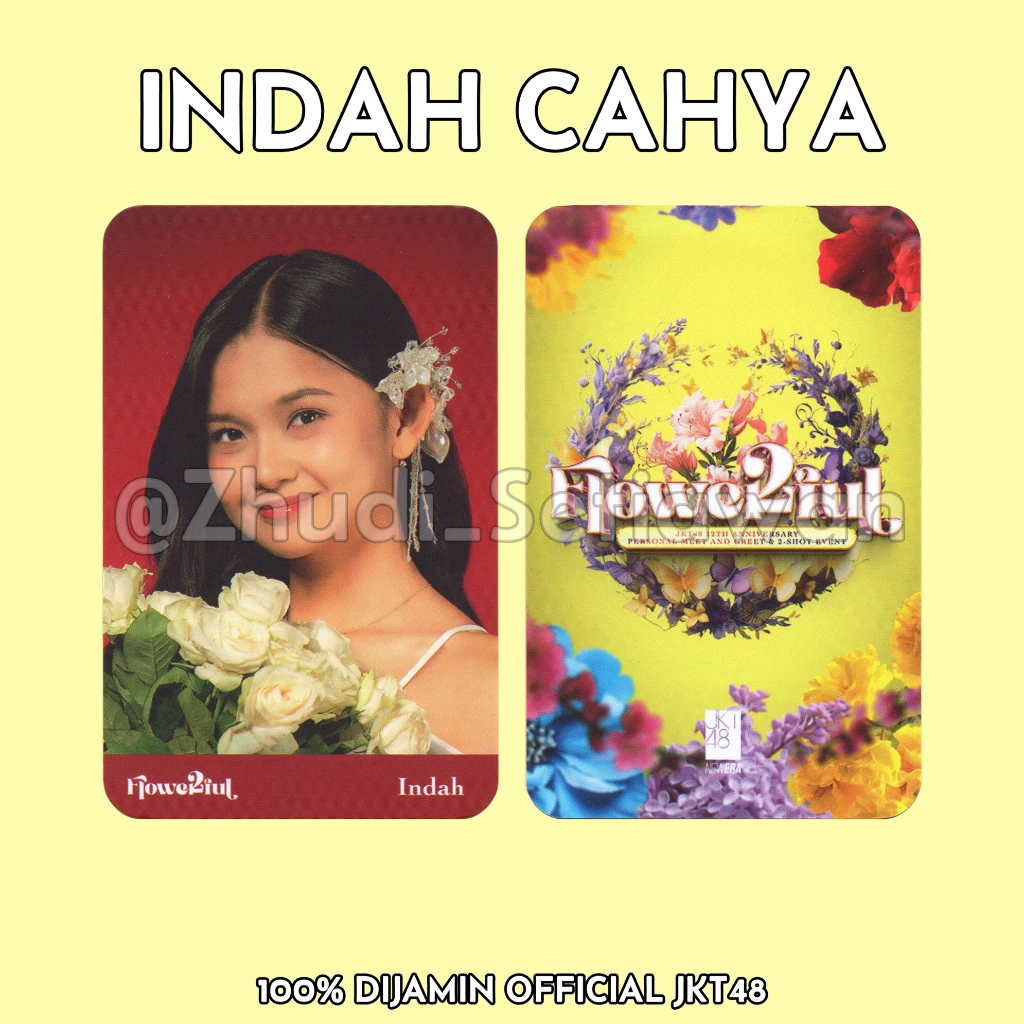 Photocard สวยๆ JKT48 FLOWERFUL Anniversary Edition JKT48