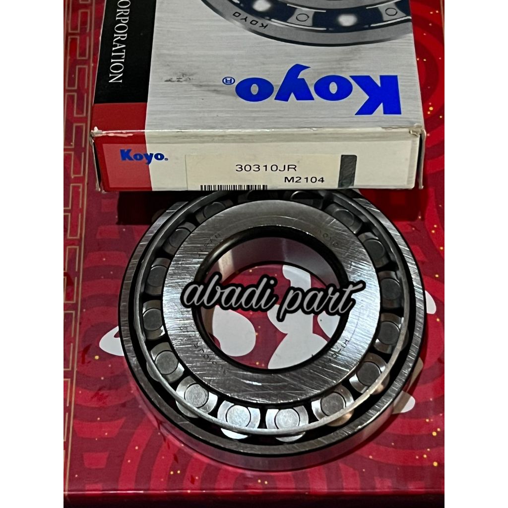 BEARING 30310JR KOYO LAHER 30310 JR KOYO FRONT OUTER WHEEL HINO NISSAN