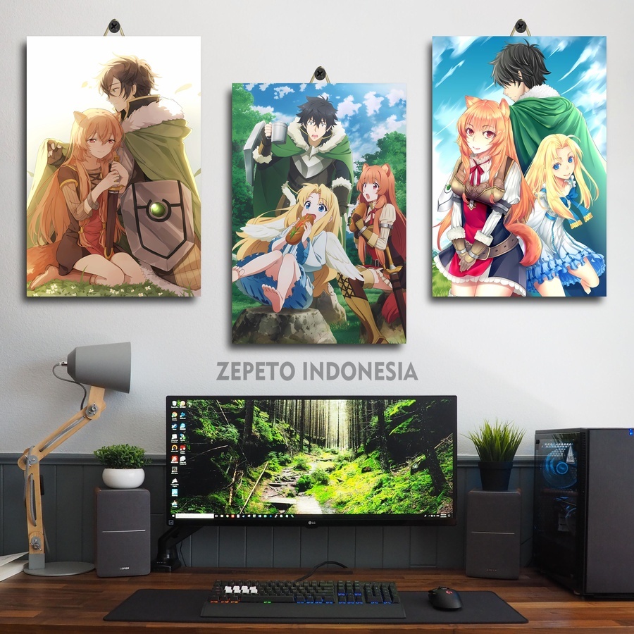 อะนิเมะวอลล์เปเปอร์ตกแต่งห้อง Tate No Yuusha No Nariagari 20X30 / อะนิเมะภาพห้องแสดง Tate No Yuusha 