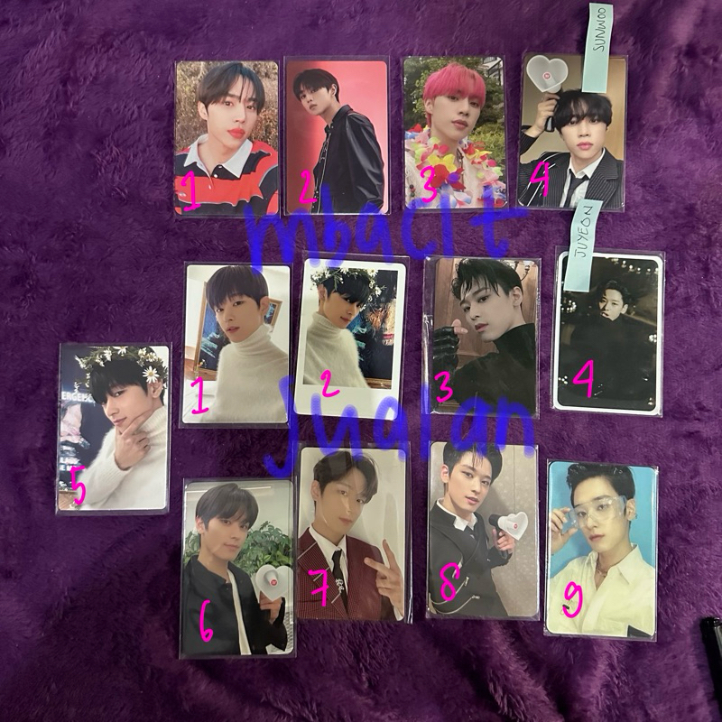 Photocard The Boyz Sunwoo Juyeon Pc