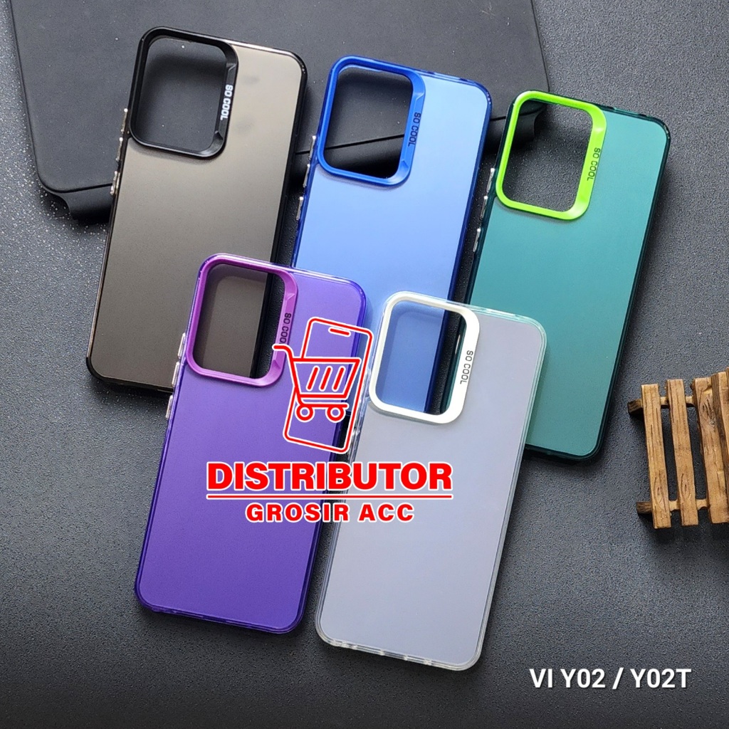 VIVO Y02T CASE IMD HYBRID PLATE HOLOGRAM CASE SOCOOL VIVO Y02T SC-1
