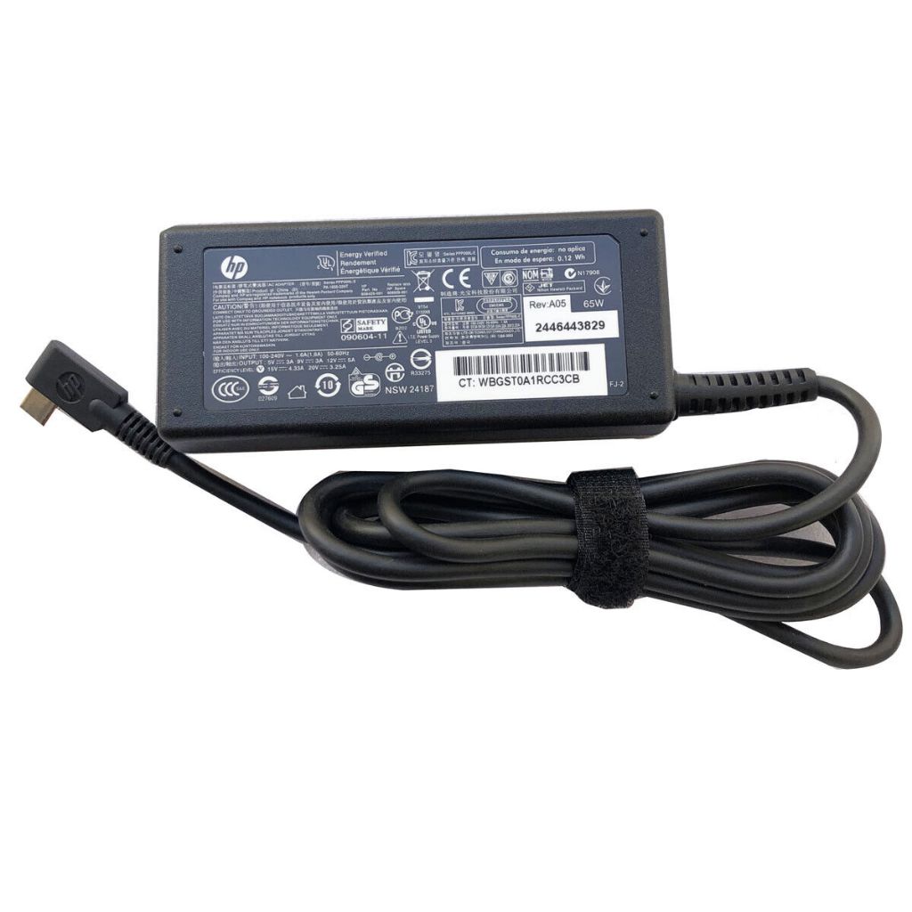 HP ProBook 430 440 455 G5 G6 X360 11 G3 G4 G5 G6 EE 440 G1 20V-3.25A USB Type-C 65W อะแดปเตอร์ชาร์จ