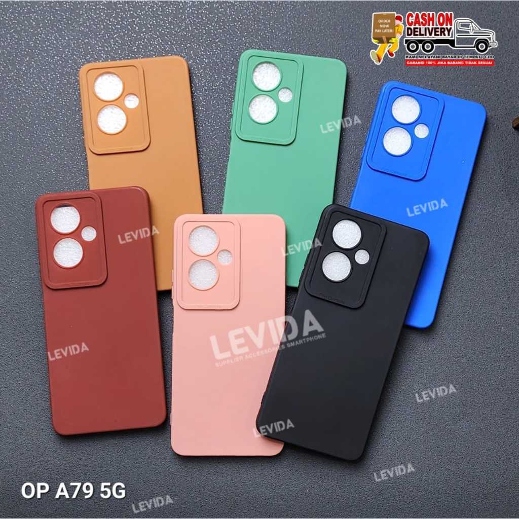 Oppo A79 5g case Pro Camera Macaron Color Case Oppo A79 5g