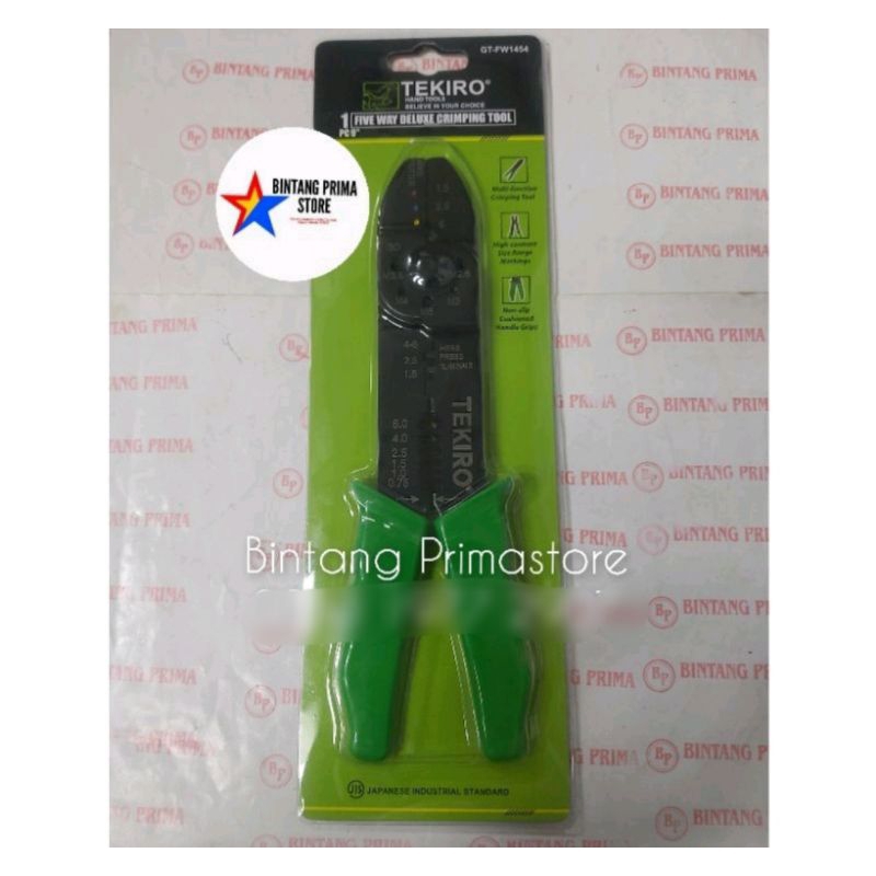 Tekiro Five Way Deluxe 9 นิ้ว Crimping Tool