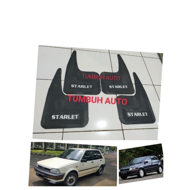 พรมบังโคลน 2 ล้อ UNIVERSAL TOYOTA STARLET กล่องแคปซูล 1.0 1.3