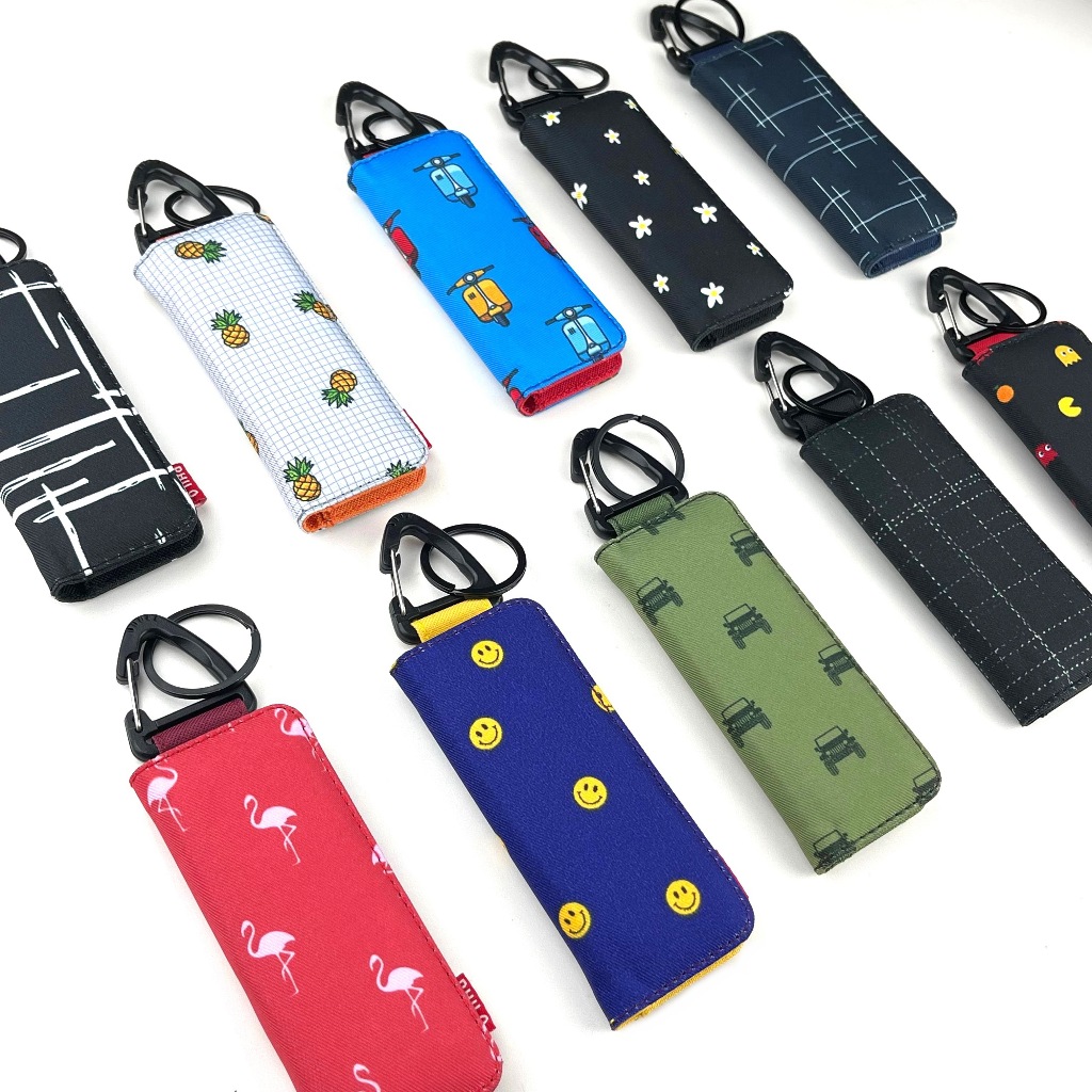 GANTUNGAN พวงกุญแจรถ กระเป๋าสตางค์ STNK มอเตอร์ไซค์ รีโมทสมาร์ทคีย์ไร้กุญแจ motif เพรียวบาง