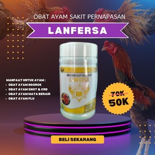 LANFERSA obat herbal ayam ngorok snot CRD pilek