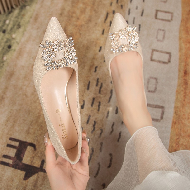 XZ550 รองเท้าผู้หญิงสไตล์โบฮีเมียน รองเท้าผู้หญิงนําเข้า รองเท้าทางการผู้หญิง รองเท้าส้นสูง รองเท้าแ