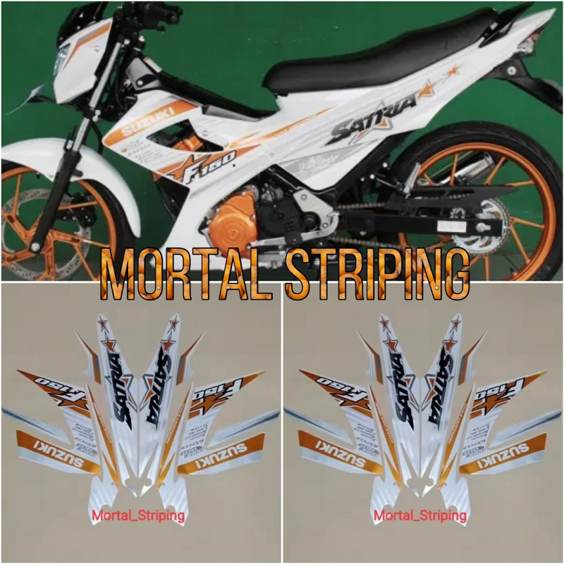 สติ๊กเกอร์ SUZUKI SATRIA FU 150 STRIPING 2014 รายการต้นฉบับ / มาตรฐาน