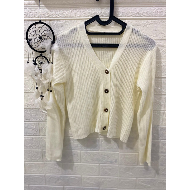 CARDIGAN CROP TOP***