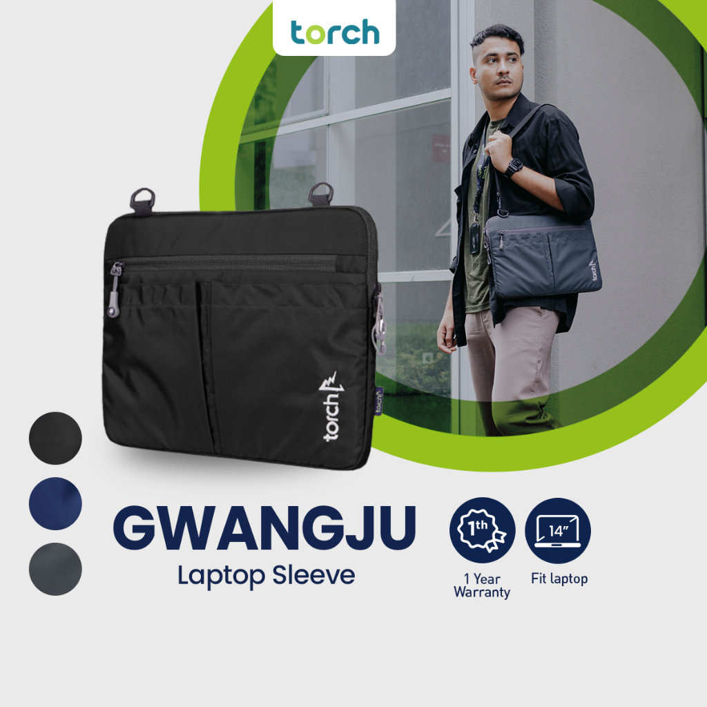 TORCH Gwangju Laptop Protector - กระเป๋าสะพายแล็ปท็อปกันน้ํา