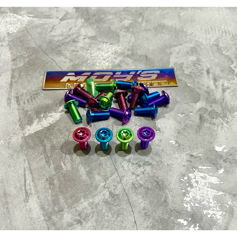 BOLT TITANIUM DISC M8x20MM และ M8x25MM เดิม