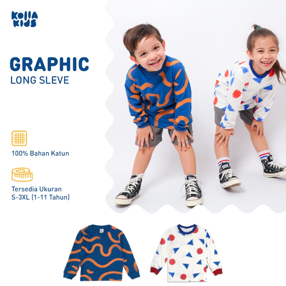 Ordertrx2y2xm Kolla Kids 111 Years เสื้อยืดแขนยาวเด็ก