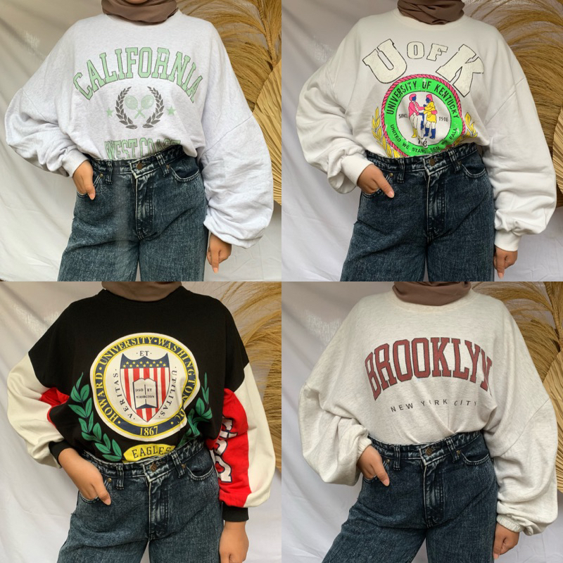 [NEW Upload ] OVERSIZE CREWNECK / OVERSIZE SWETER