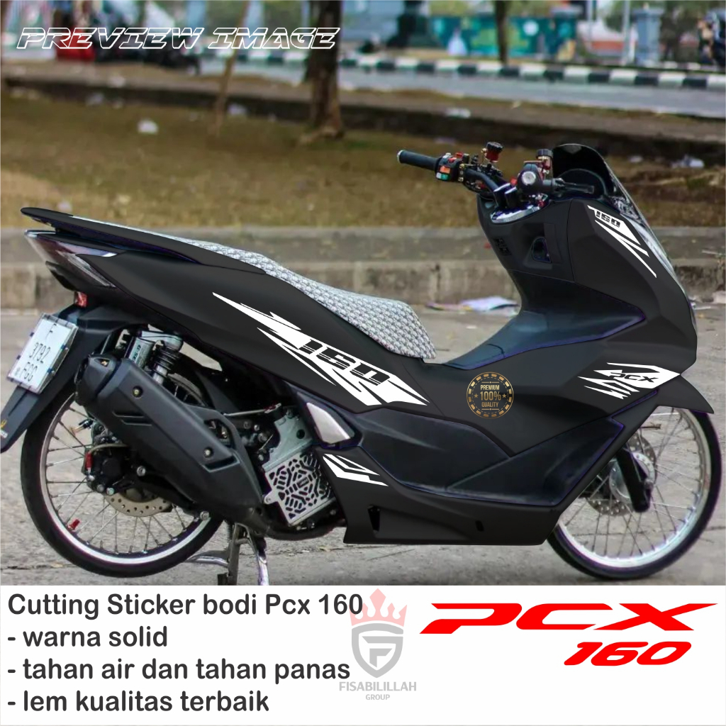 สติ๊กเกอร์ตัดมอเตอร์ไซค์ Honda PCX 160, PCX 160 แถบมอเตอร์ไซค์ - รูปที่ 3