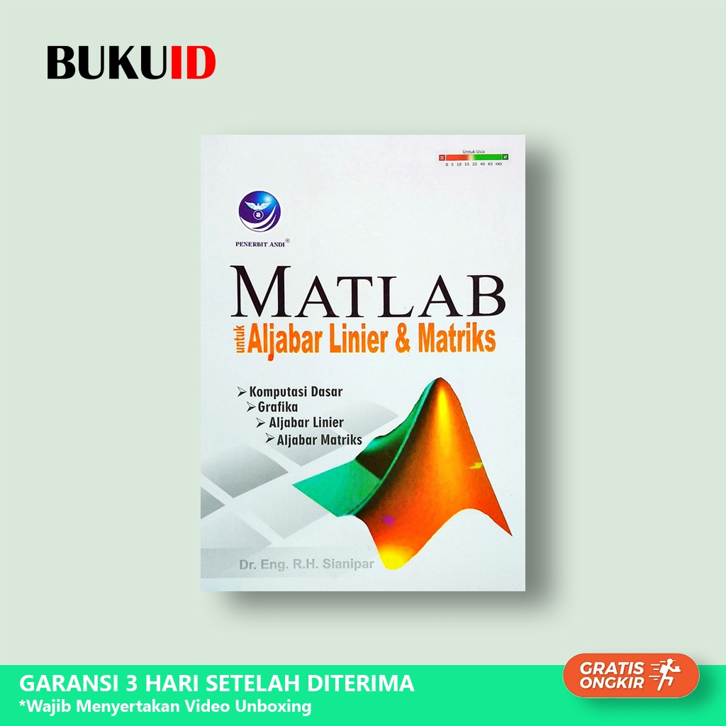 หนังสือ Matlab สําหรับ Linear Aljabar และ Matriks - ต้นฉบับ