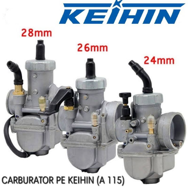 Carbu Pe 24 26 28 คาร์บูเรเตอร์ PE Keihin คาร์บูเรเตอร์ Pe24 Pe26 Pe28 Carbu Pe Keihin